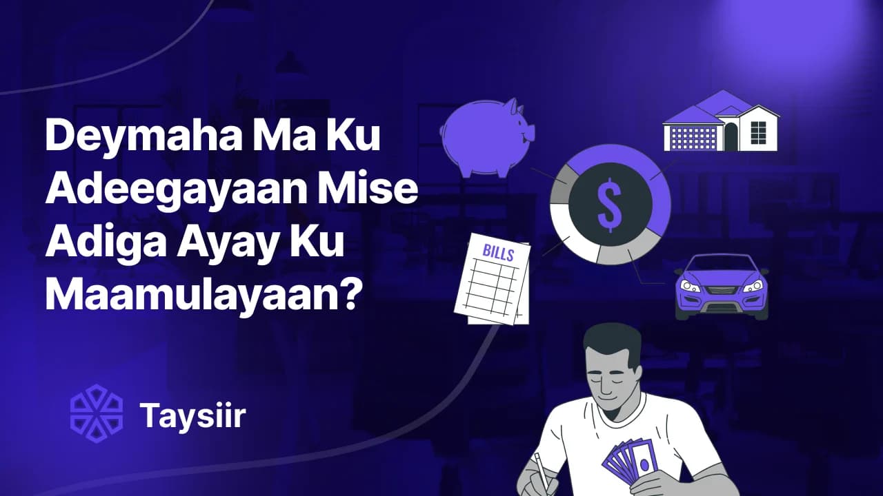 Deymaha Ma Ku Adeegayaan Mise Adiga Ayay Ku Maamulayaan?